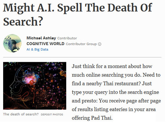 AI Impact on Search