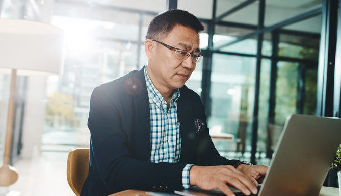 Market researches, like the man pictured here working his computer, need better tools in 2021