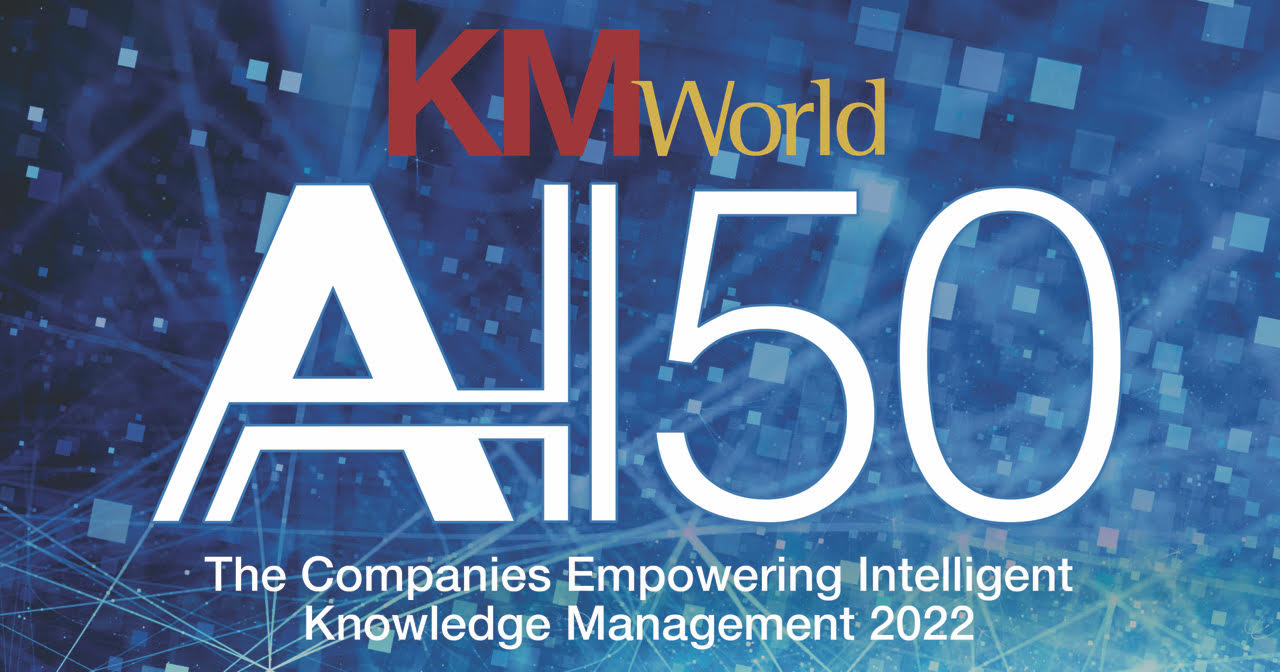 KMWorld 2022 Readers' Choice Award - Best Content Management / Services